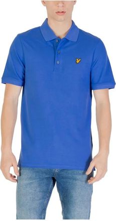 Lyle & Scott Tops, Heren, Blauw, S, Katoen, Sp 400Vog Polo Shirt