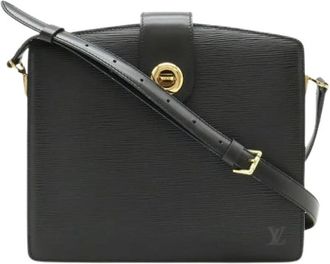 Louis Vuitton Pre-owned Cross Body Bags, female, Black, Size: ONE SIZE Pre-owned Epi Shoulder Bag