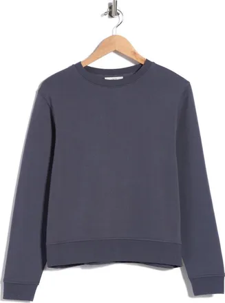 Vince Crewneck Cotton Sweatshirt in Dk Water at Nordstrom Rack, Size X-Small