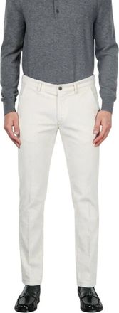 Mason's Milano Chino Broek - Heren - Chinos - Wit - M - Katoen - Broeken