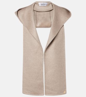 Max Mara Hooded cashmere scarf