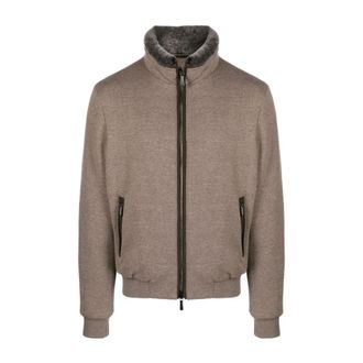 Moorer Bellati-MRW Jacket - Heren - Winterjassen - Beige - 2XL - Wol - Jassen