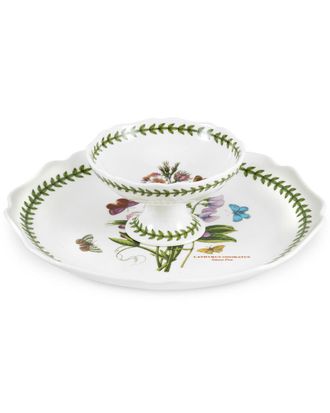 Portmeirion Botanic Garden 11.75In Chip & Dip Bowl