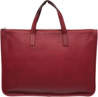 Loewe Pre-owned New Toledo - Heren - Vintage Shopper - Rood - ONE Size - Leer - Vintage