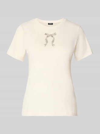 Joop T-Shirt mit Perlen und Rundhalsausschnitt Modell Tamme in Offwhite, Gr&ouml;&szlig;e 34