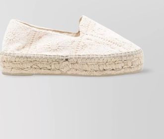 Maneb&igrave; cotton crochet espadrilles yucat&aacute;n