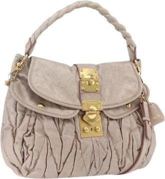 Miu Miu Pre-owned Shoulder Bags, female, Pink, Size: ONE SIZE Pre-owned Shoulder Bag
