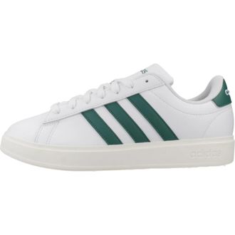 adidas Grand Court 2.0 - Heren - Skateschoenen - Wit - 41 1/3 EU - Leer - Fitness