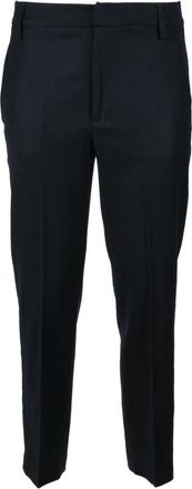 Dondup broek - Dames - Slim Fit Broeken - Zwart - W27 - Wol - Broeken