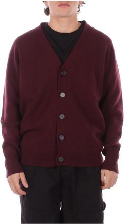 Amaranto Cardigans - Heren - Vesten - Paars - M - Truien & Vesten