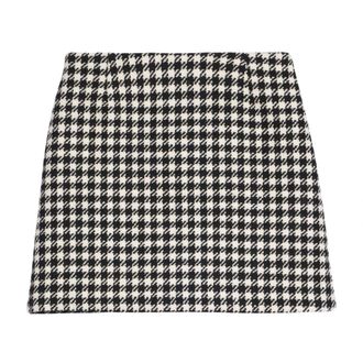 Ami Houndstooth Mini Skirt - female - Ami Paris - Short Skirts - Multicolor - M - Skirts