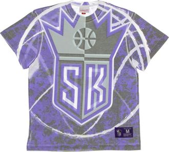 Mitchell & Ness Heren, Tops, Veelkleurig, Maat: XL Katoen