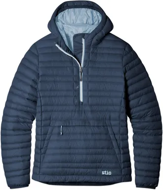 Stio | Womens Pinion Down Pullover Jacket, Size Extra Small in Mountain Shadow/Blue Heron