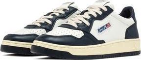 Autry Medalist Low Sneaker in Leather White/Bkue at Nordstrom Rack, Size 10Us / 40Eu