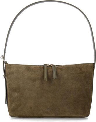 A.P.C. Vera Schoudertas - Dames - Schoudertassen - Groen - ONE Size - Katoen - Tassen