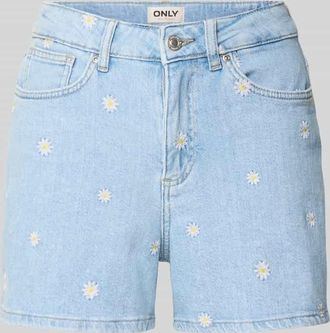 Only Regular Fit Jeansshorts aus Baumwoll-Mix Modell JOSEPHINE in Hellblau, Gr&ouml;&szlig;e XS