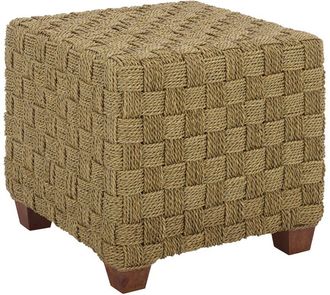 Safavieh Couture Norabelle Square Seagrass Ottoman