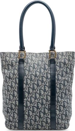 Dior Pre-owned Dior Diorissimo Trotter Canvas Tote Ladies BO B 0051