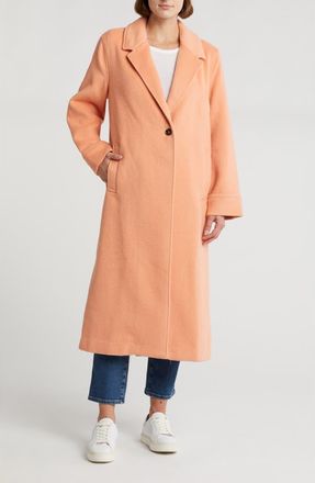 The Great. The Nomad Coat in Bright Peach at Nordstrom Rack, Size 0 (Fits Like 0-2 Us)