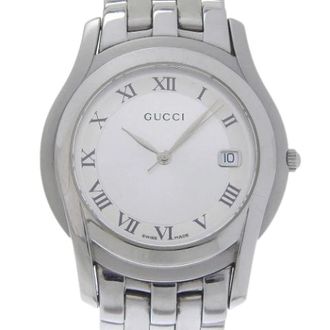 Gucci Pre-owned 5500M Polshorloge - Heren - Vintage Horloges - Grijs - ONE Size - Vintage