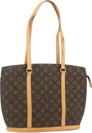 Louis Vuitton Pre-owned Tote Bags, female, Brown, Size: ONE SIZE Pre-owned Vintage Monogram Canvas Tote Bag
