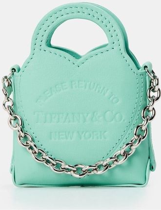 Tiffany & Co. Mens Accessories Nano Bag, Mini Design Handbag in Tif Blue - One Size