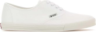 Prada White Canvas Sneakers