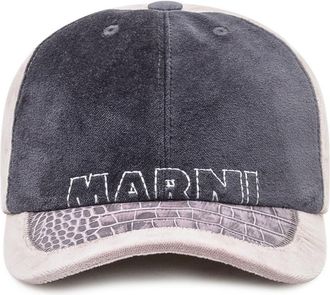 Marni Grey Logo Baseball Hat