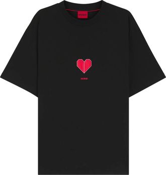 HUGO BOSS Heart-print Logo T-shirt