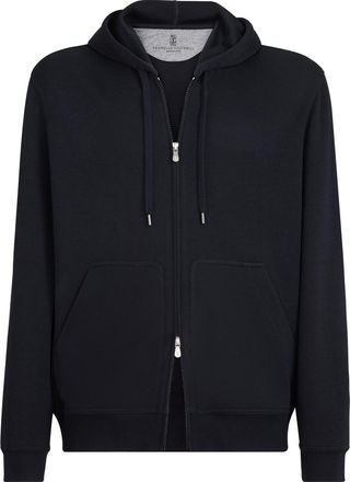 Brunello Cucinelli French terry sweatshirt in Blue at Nordstrom, Size Xxx-Large Eu