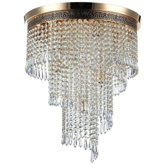 Maytoni Maytoni - Plafoniera Contemporaneo Cascade Metallo Oro 7 Luci Diffusori Vetro