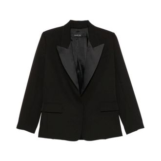 Federica Tosi Blazer con solapa de pico - Jackets - Mujer - Negro - XS