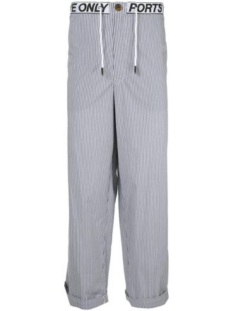 Ports V Pantaloni a righe - Blu