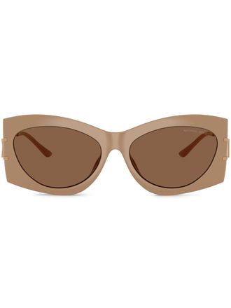 Michael Kors Navarra sunglasses - women - Plastic/Metal - 57 - Brown