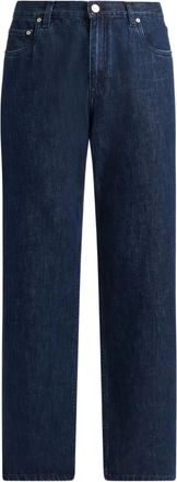 Etro Jeans con ricamo Octopus - Blu