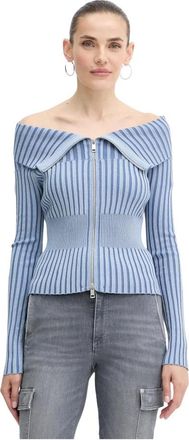 Guess Kathryn Cardigan - Dames - Vesten - Blauw - XS - Truien & Vesten
