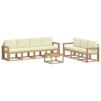 vidaXL Conjunto De Sof&aacute;s De Exterior 7 Pcs Vidaxl