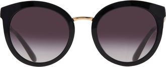 Dolce & Gabbana Light Grey Round Ladies Sunglasses DG4268 501/8G 52