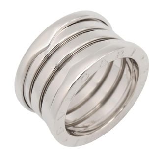 Bulgari Silver White Gold (18K) Band Ring (Pre-Owned)