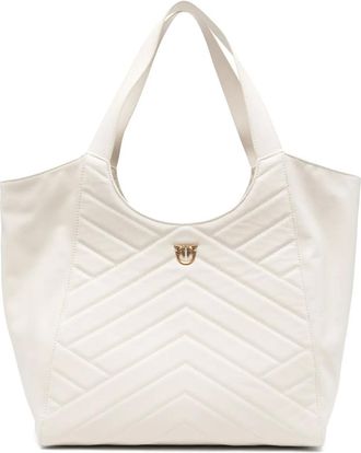 Pinko Borsa tote Love Birds - Bianco