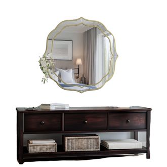 OEM Espejo De Pared Con Borde Biselado, Estilo Moderno, 32x32 Pulgadas