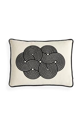 Jonathan Adler Pompidou B&W Pillow in Cloud at Nordstrom, Size 12X16