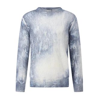 Avant Toi Cashmere Knitwear, male, Blue, Size: L Cashmere Knit Sweater