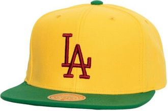 Mitchell & Ness Mens Mitchell & Ness Yellow/Green Los Angeles Dodgers Hometown Snapback Hat at Nordstrom