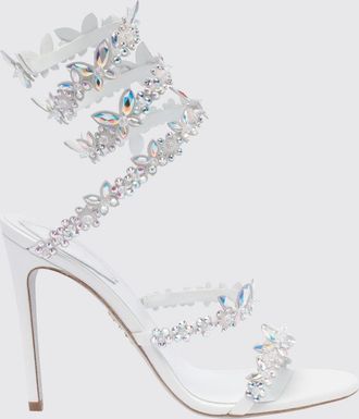 Rene Caovilla Sandalo Rene Caovilla in pelle con cristalli applicati