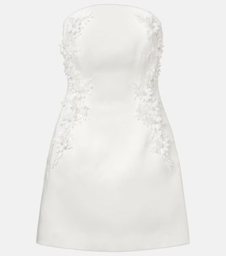 Rebecca Vallance Bridal Xanthe floral-appliqué minidress