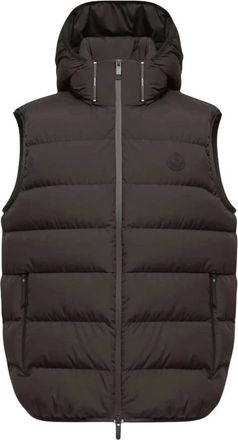 Moncler Arinella Vest - Heren - Bodywarmers - Zwart - M - Nylon - Jassen