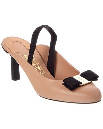 Ferragamo Flavia 70 Leather Pump