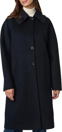 Bernardo Long Wool-Blend Coat
