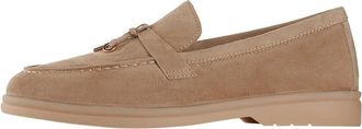 Cesare Gaspari Platform Moccasins Aurelia - Dames - Loafers - Beige - 40 EU - Su&egrave;de - Schoenen
